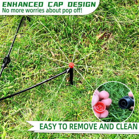 Spalolen easy-clean drip emitter design helps prevent clogs and maintenance