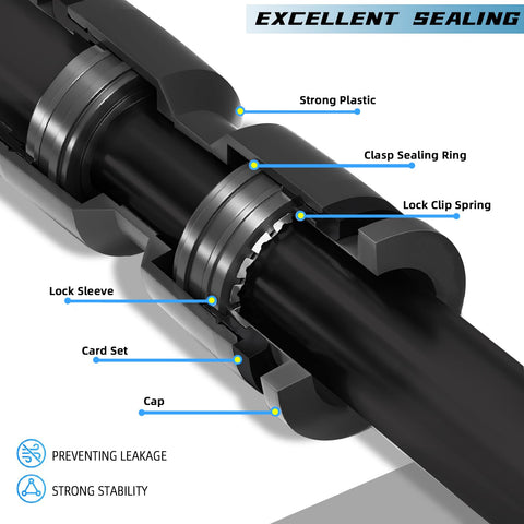 Spalolen easy-removal drip head allows flexible garden layouts