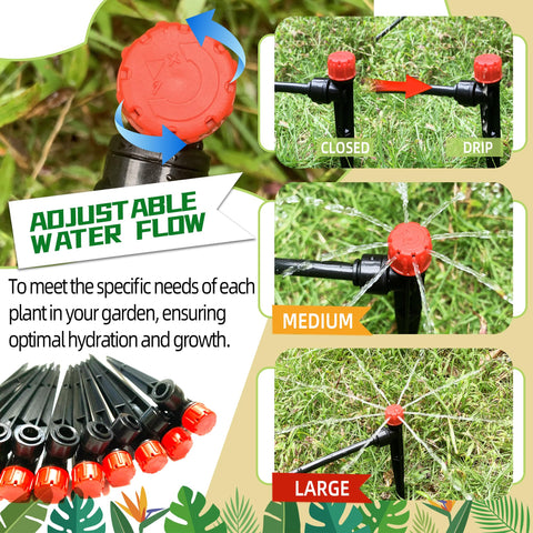 Spalolen easy-removal emitter head allows repositioning without tools