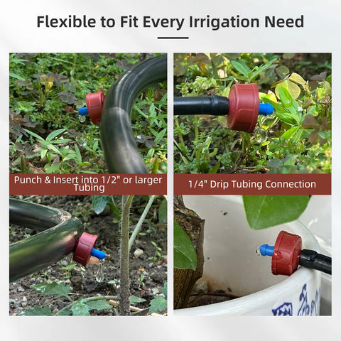 Spalolen extension fittings support easy expansion of drip systems