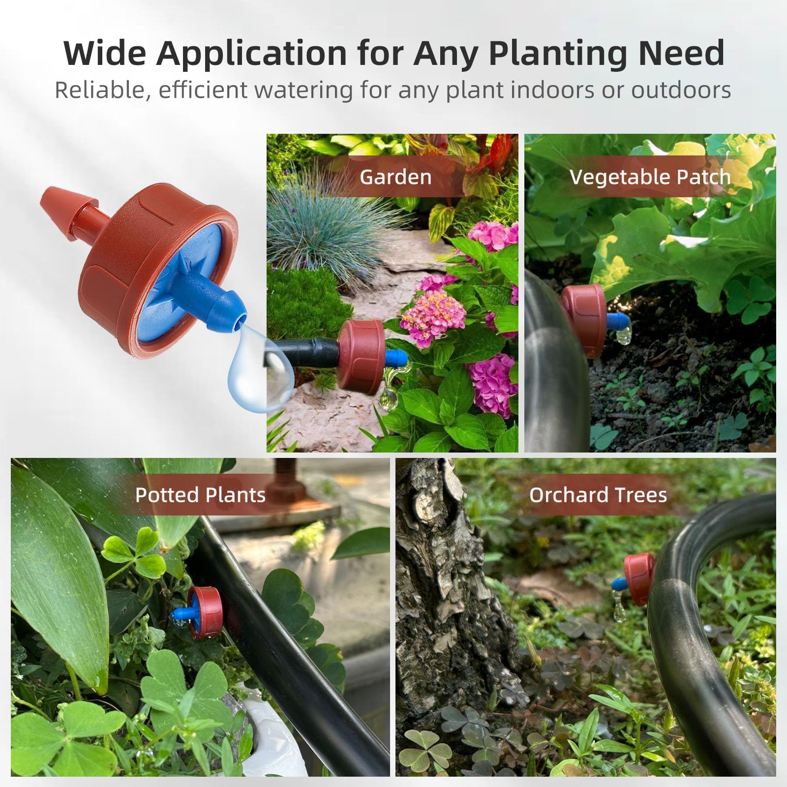 Spalolen multiple flow-rate options tailor watering to plant needs