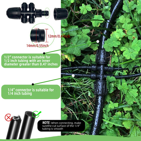 Spalolen half-inch tubing compatible with 0.67 OD fittings for versatility.