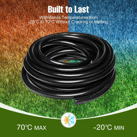 Spalolen half-inch to quarter-inch four-way fittings for multi-plant watering