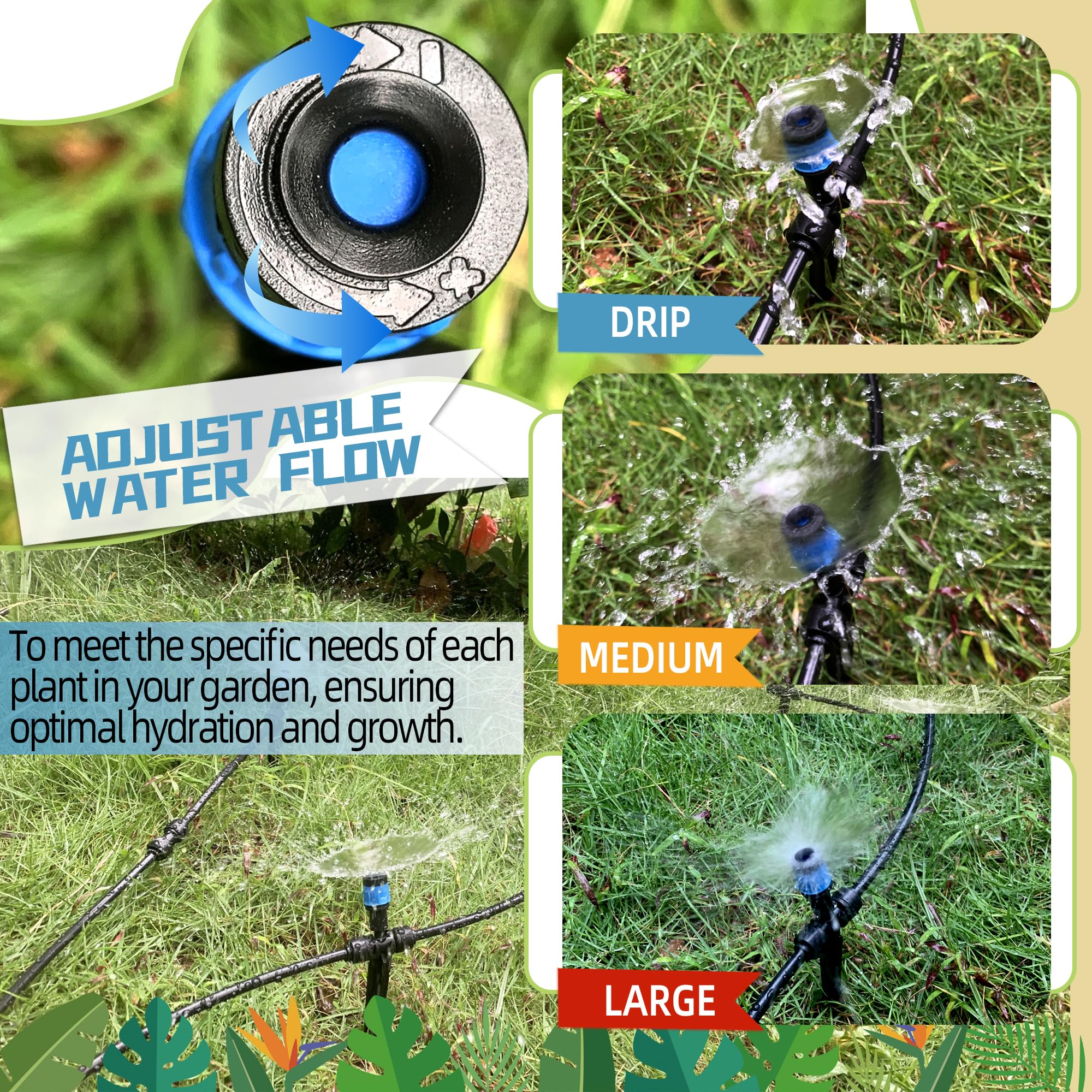 Spalolen leak-proof connection minimizes waste and leaks.