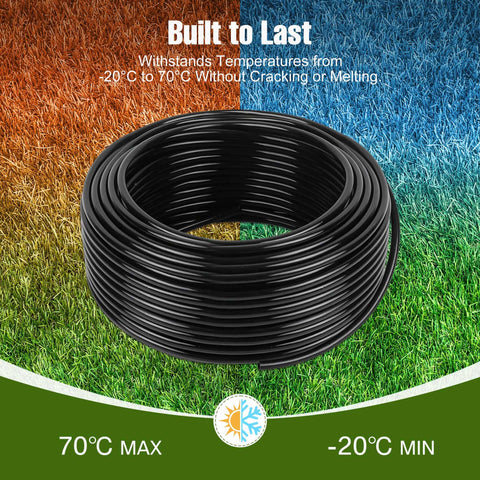 Spalolen universal tee fitting shown for versatile compatibility across irrigation setups.