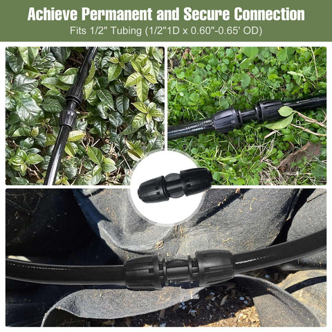 Spalolen wide compatibility with 1/2-inch tubing for flexible setups.
