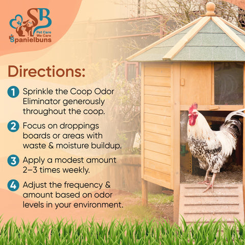 Spanielbuns versatile farm use demonstrates compatibility with poultry and stalls