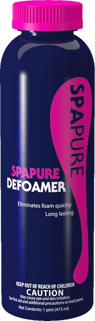 Spapure hot tub chemical kit opened showing all essential components