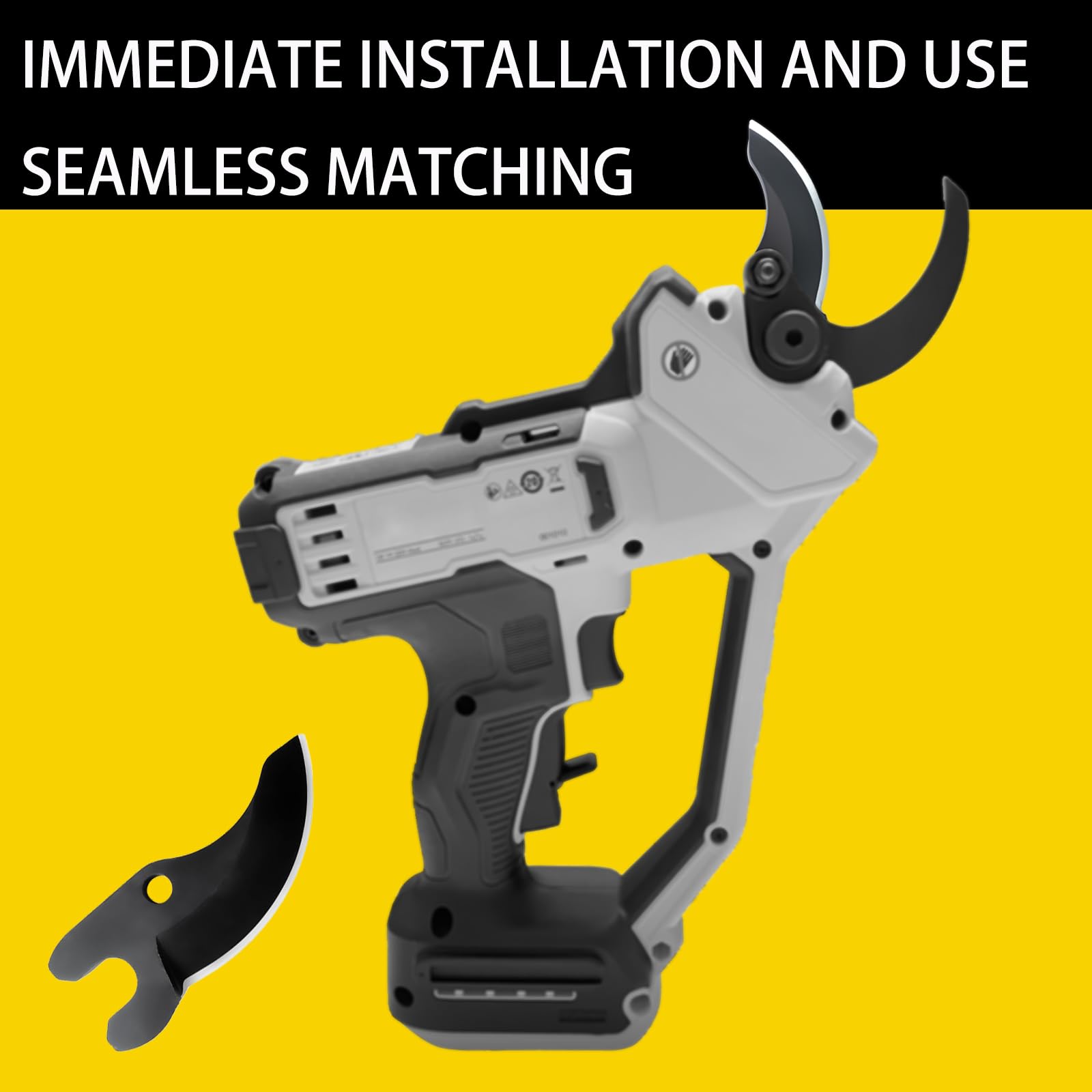 Sparkfix DCPR320B blade highlights a sharp edge for fast, clean branch cuts.