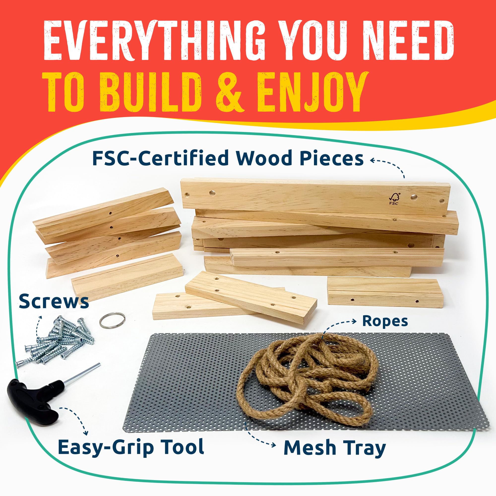 SparkJump assembly tools included for a smooth DIY project with kids.
