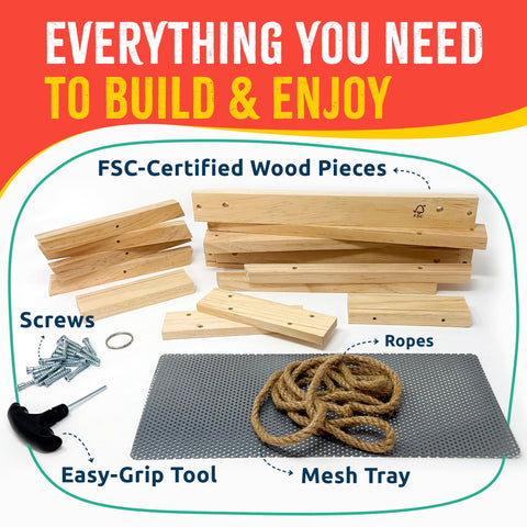 SparkJump assembly tools included for a smooth DIY project with kids.