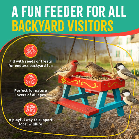 SparkJump coated seed grating designed for easy seed release to visiting birds.