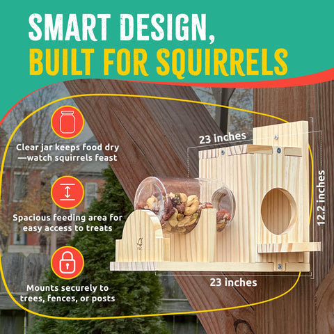 SparkJump durable outdoor feeder built to withstand weather