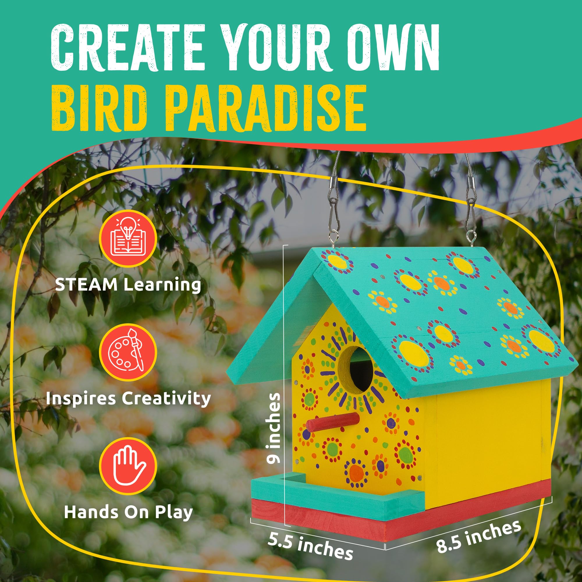 SparkJump Jr nails, sandpaper, and glue for easy kid-friendly building