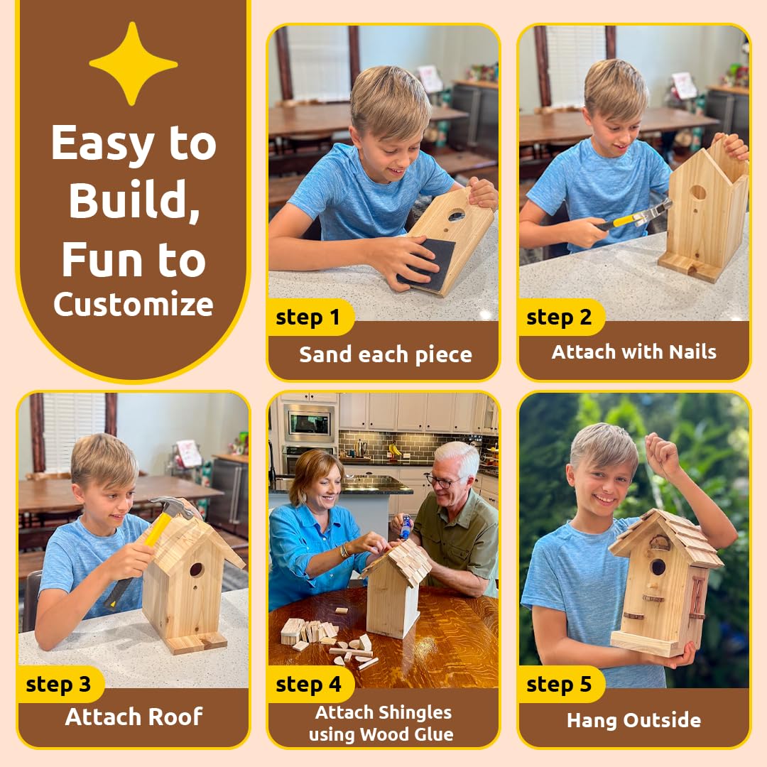 SparkJump decorative windows add charm while teaching basic carpentry skills.