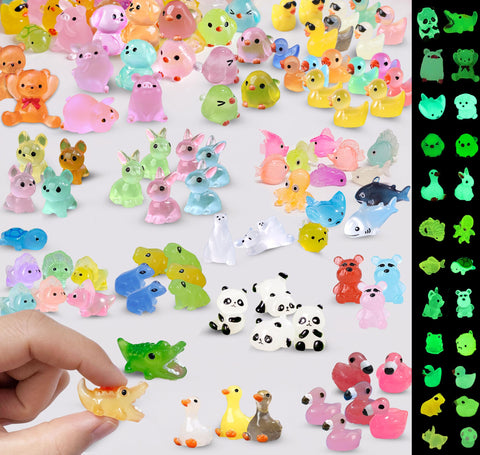 SparkleFab luminous ducks brighten garden scenes with a soft night glow.