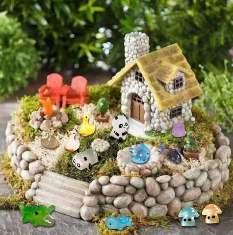 SparkleFab mushrooms glow, adding color to micro landscapes and displays.