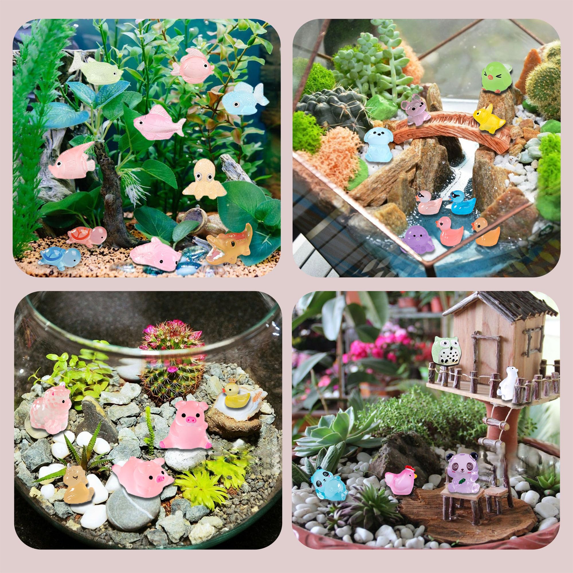 SparkleFab miniature mushrooms glow softly, perfect for magical garden accents