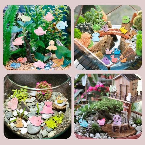 SparkleFab miniature mushrooms glow softly, perfect for magical garden accents