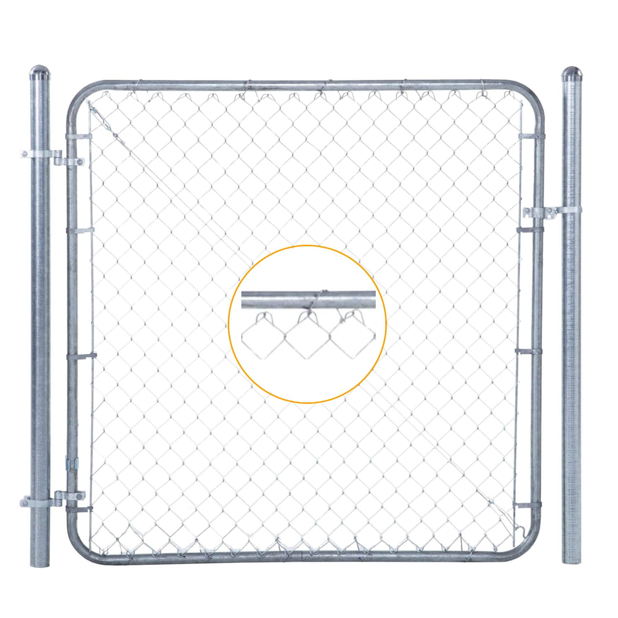 SparkSway garden fence ties suitable for fast tool-free mesh securing.