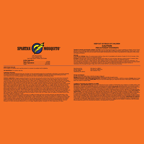 SPARTAN MOSQUITO PRO TECH ready-to-use kit image conveys straightforward installation.