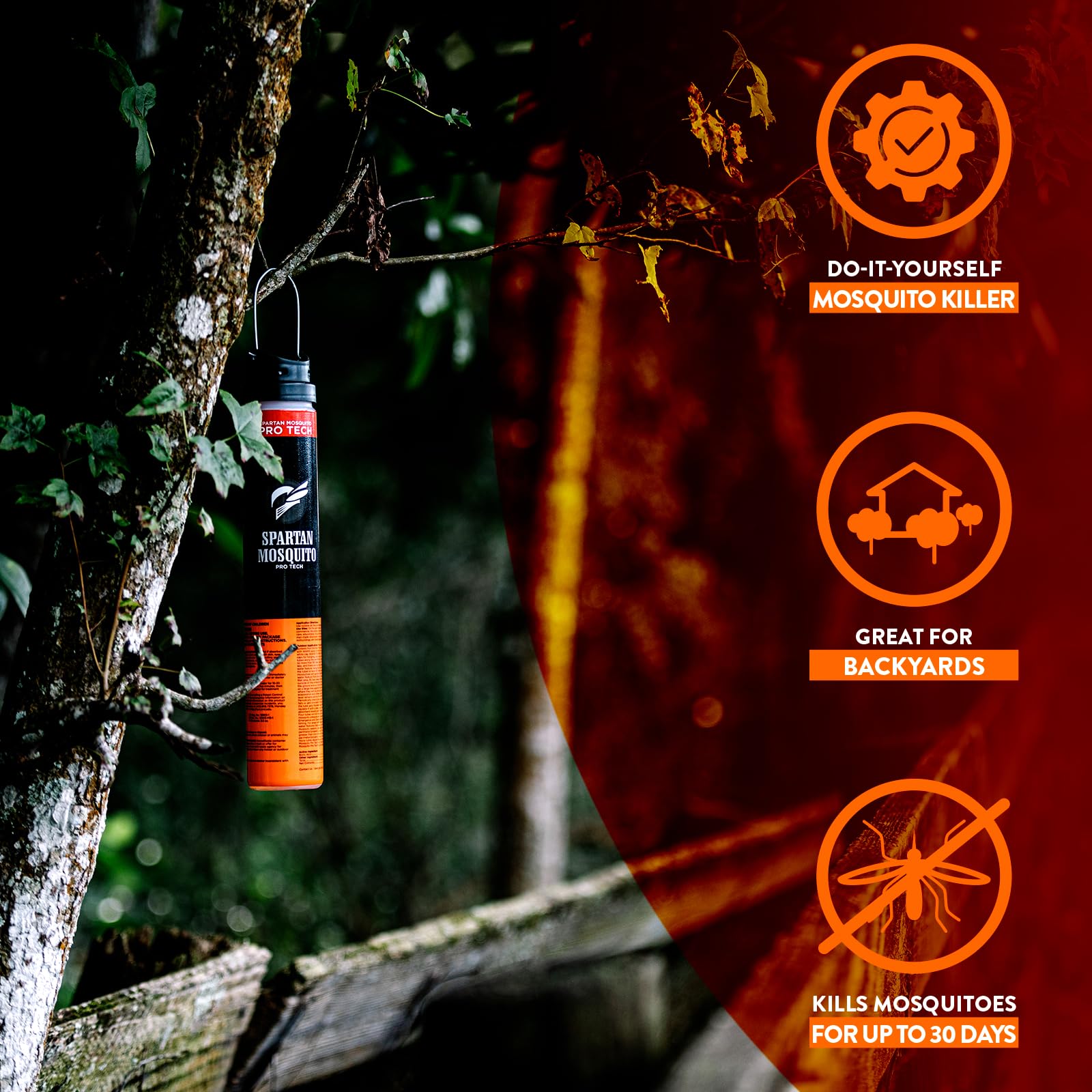 SPARTAN MOSQUITO Pro Tech EPA-registered formula targeting mosquitoes