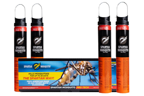 SPARTAN MOSQUITO Pro Tech tube pack front view enabling DIY mosquito control