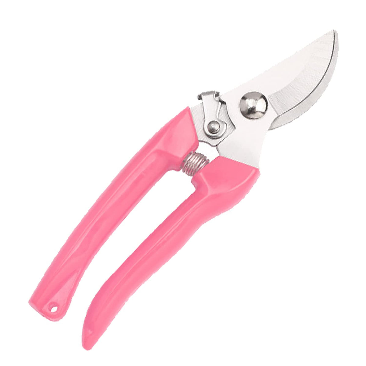 SPDTECH Curve Gardening Scissor pink handle for precise bloom pruning