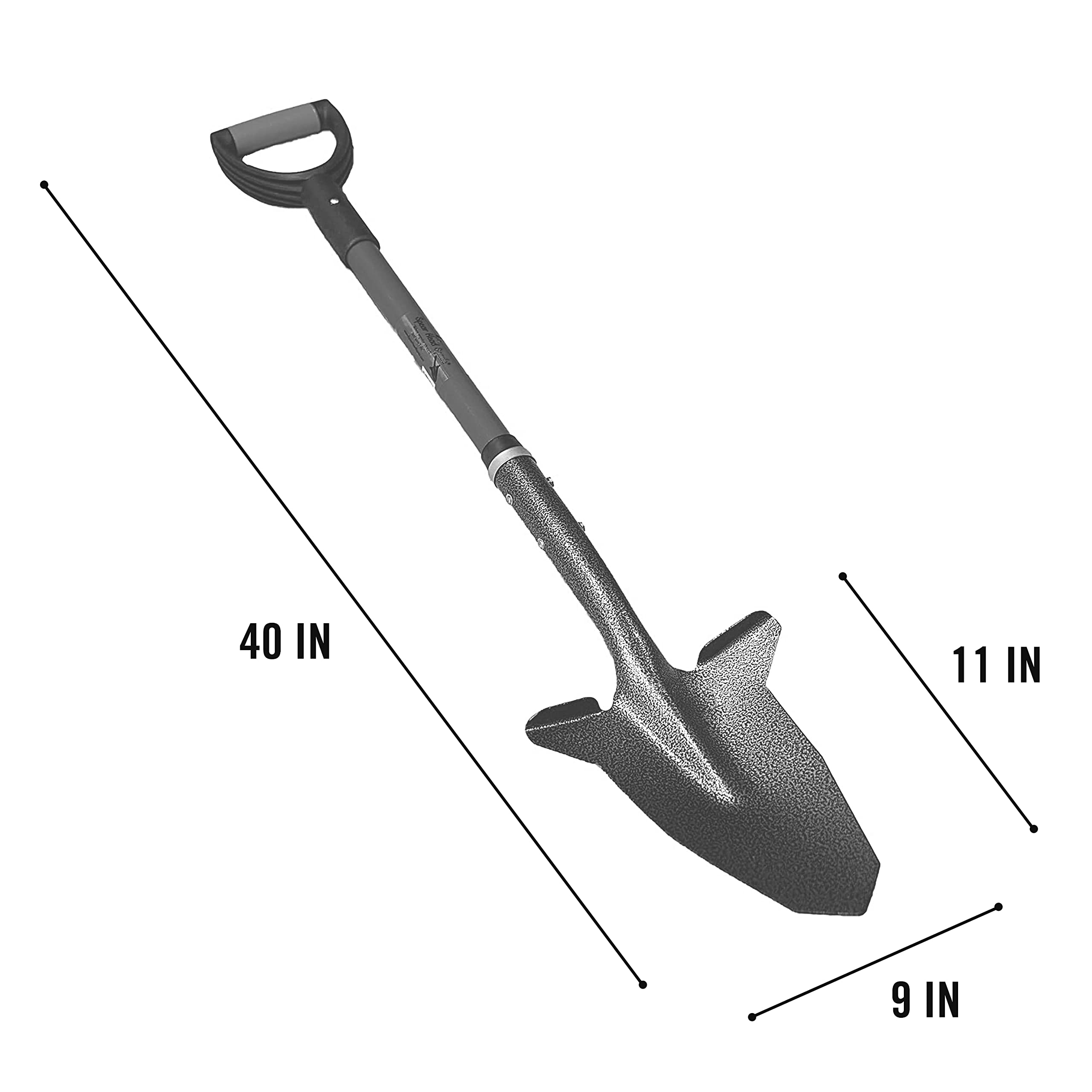 Spear Head Spade SHFD3 forward bent footrests for stable leverage