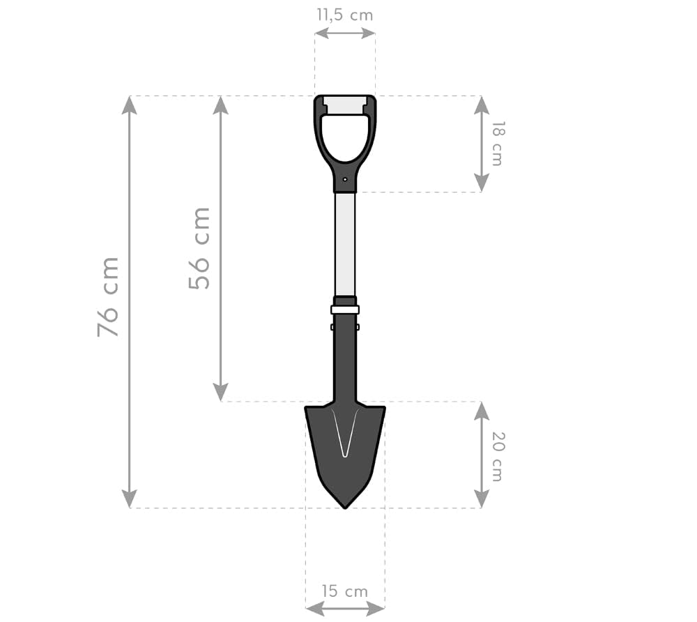 Spear Head Spade SHMini ideal for container gardening tasks