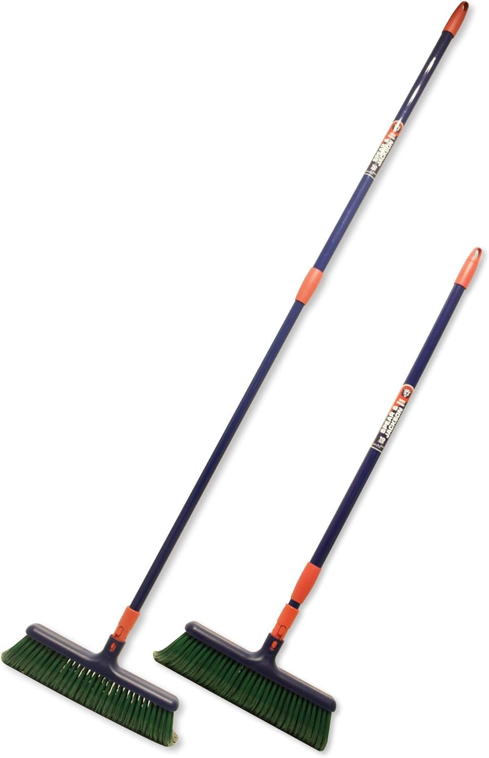 Spear & Jackson 4865RB artificial grass rake brush with curved bristles for edge sweeping.