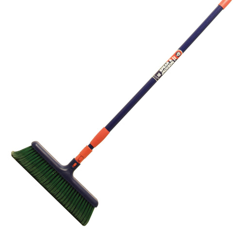 Spear & Jackson 4865RB shows angled bristles improving debris pickup.