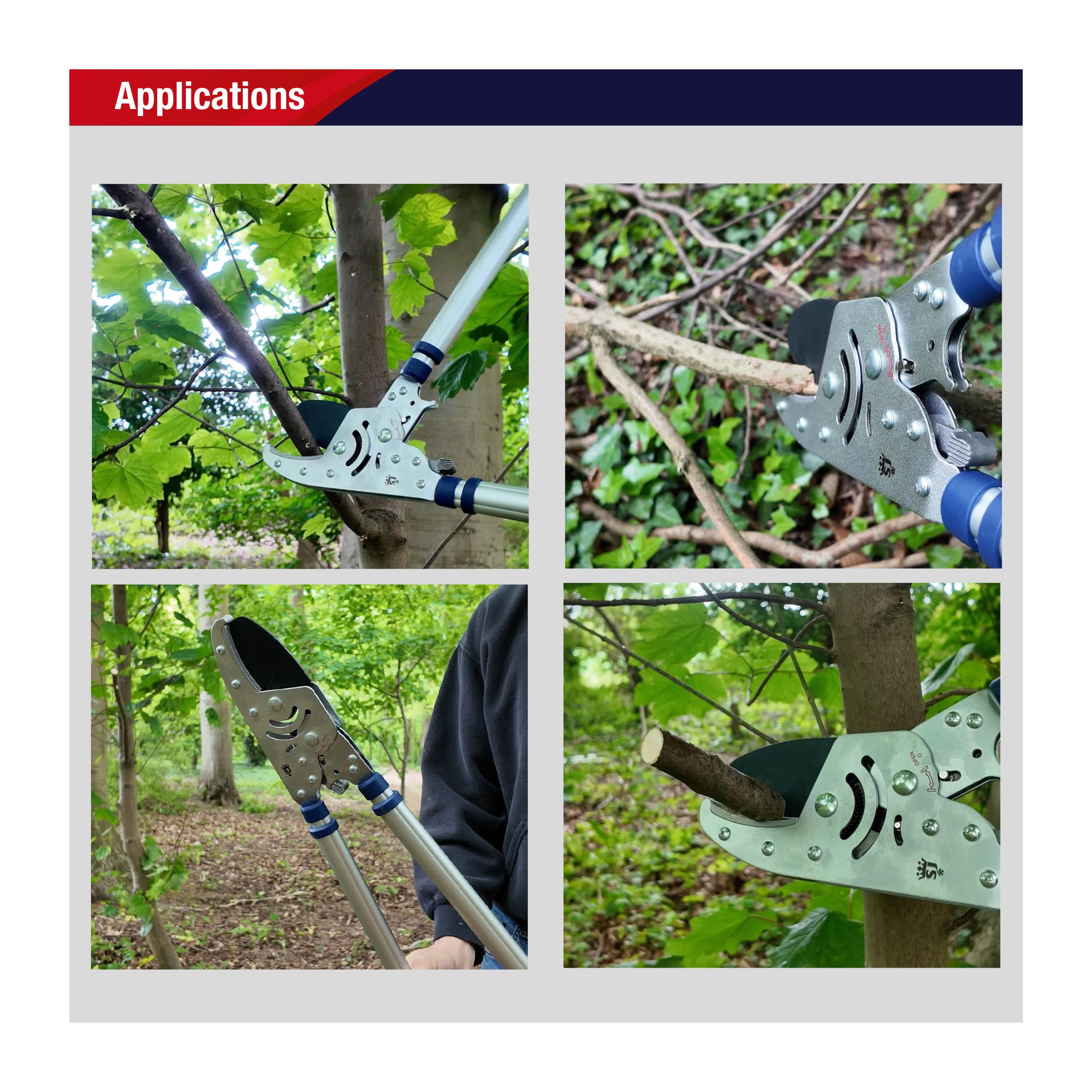 Spear & Jackson Razorsharp loppers soft grip handle for comfortable use