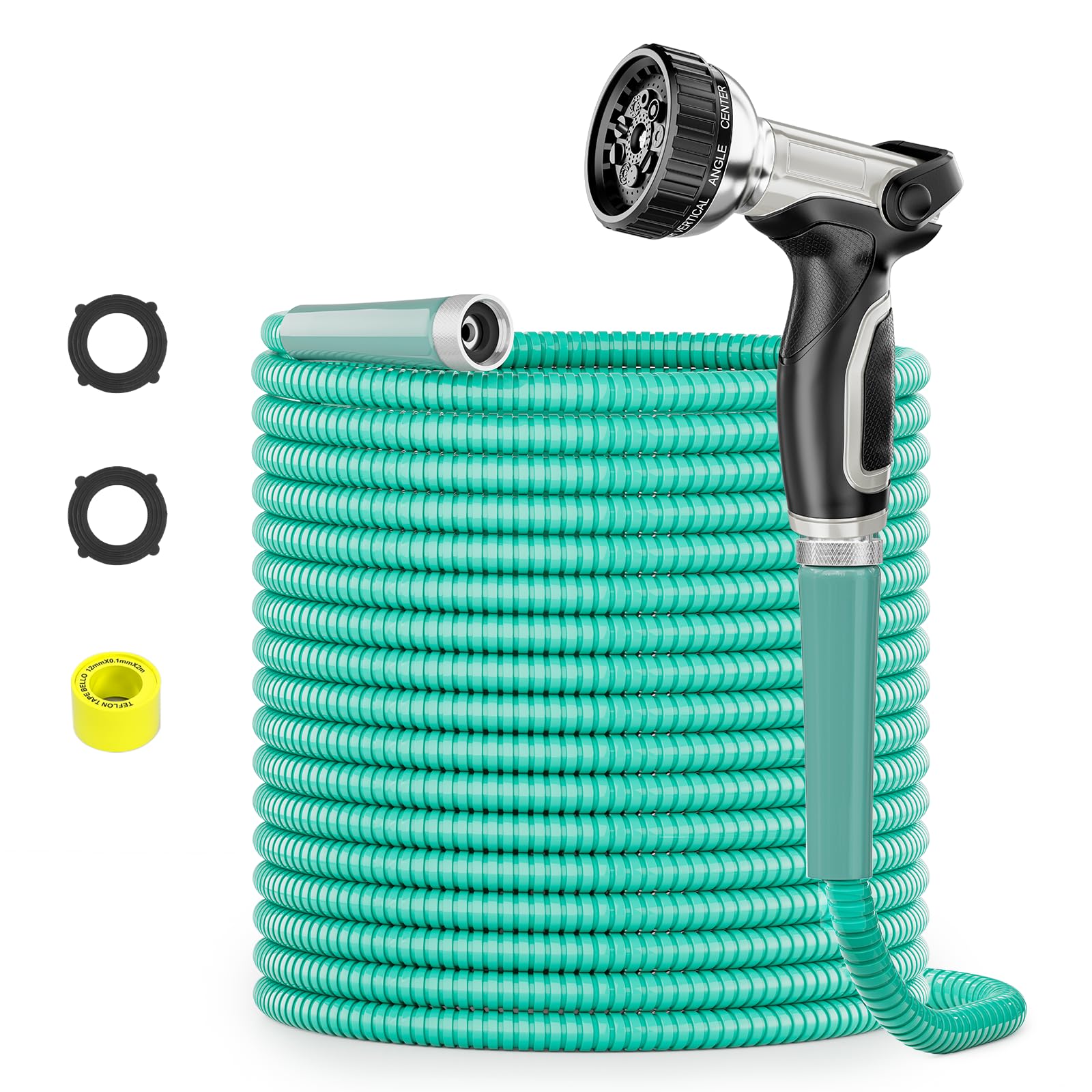 SPECILITE 50ft stainless steel hose for long-lasting outdoor watering