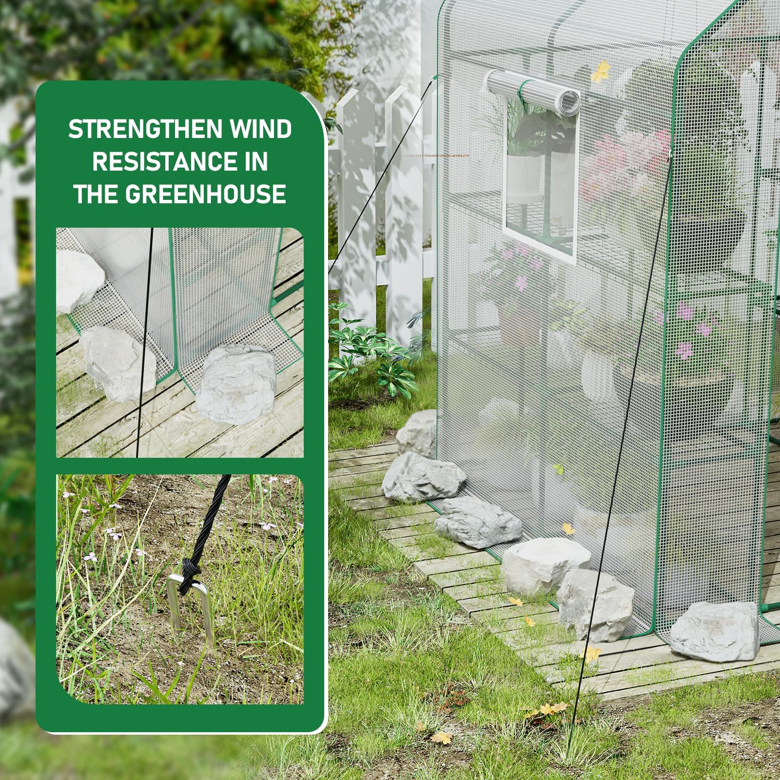 SPECILITE steel frame and rust-resistant tubes support sturdy growth setups.