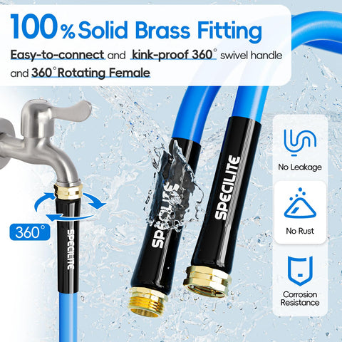 SPECILITE hose high flow supports 605psi for steady, reliable watering.