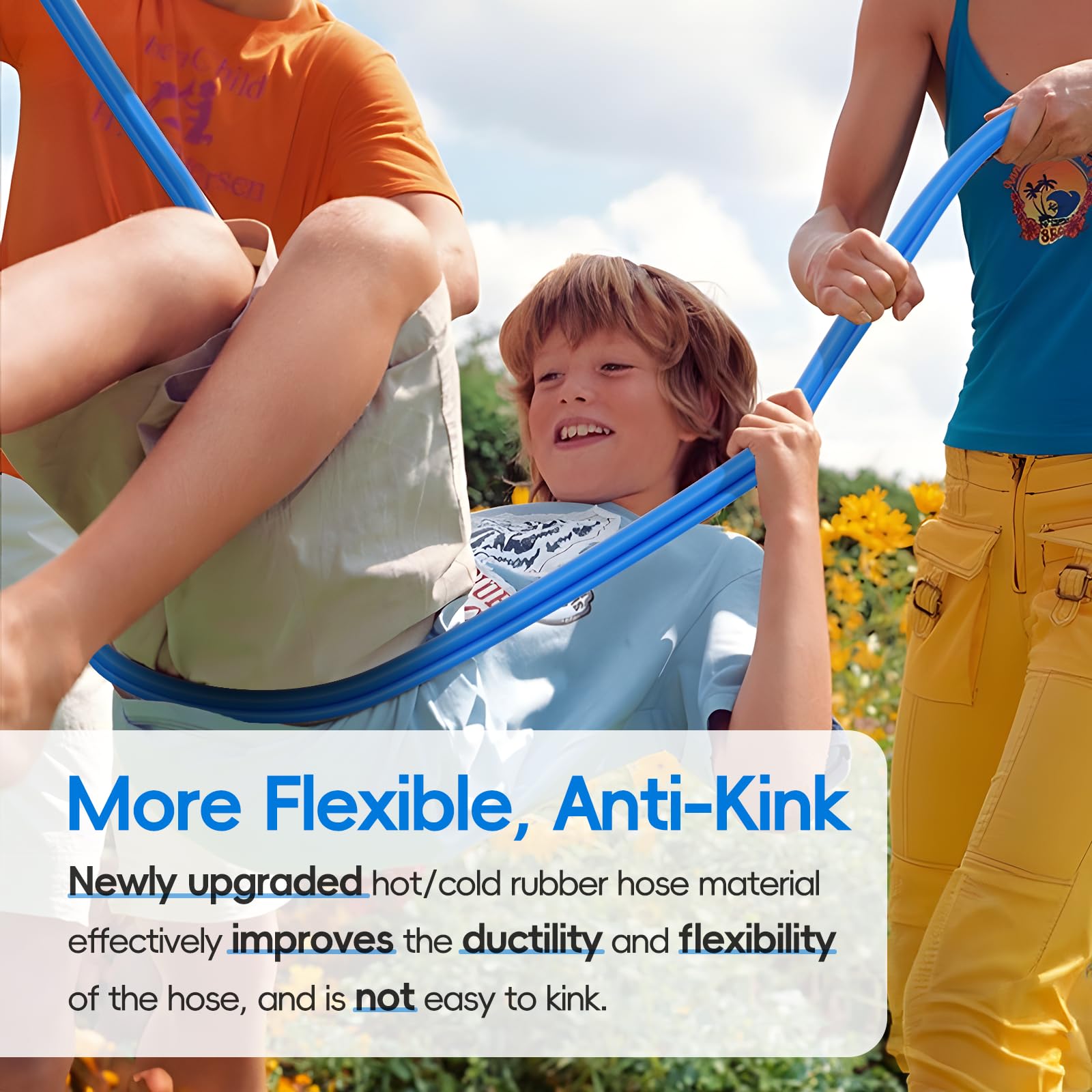 SPECILITE hose maximum temperature range up to 190F supports hot water tasks safely.