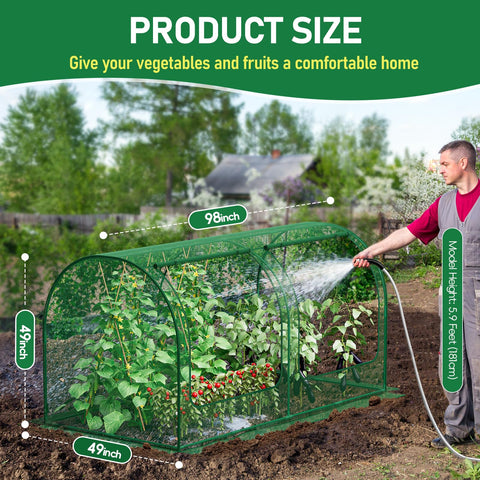 SPECILITE large tunnel garden net protecting crops from birds