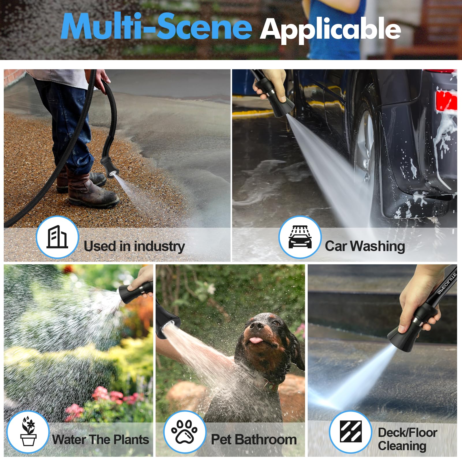 Specilite durable O-ring and core reduce water loss during operation.