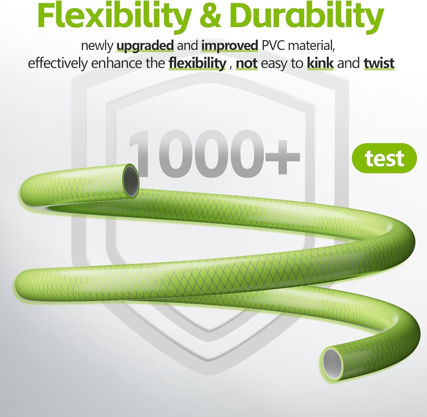 SPECILITE lightweight hose at 11lbs for easy handling