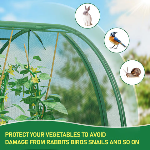 SPECILITE garden cover supports pet coop use and enclosure setup