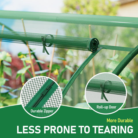 SPECILITE roll-up zipper door for easy access during watering
