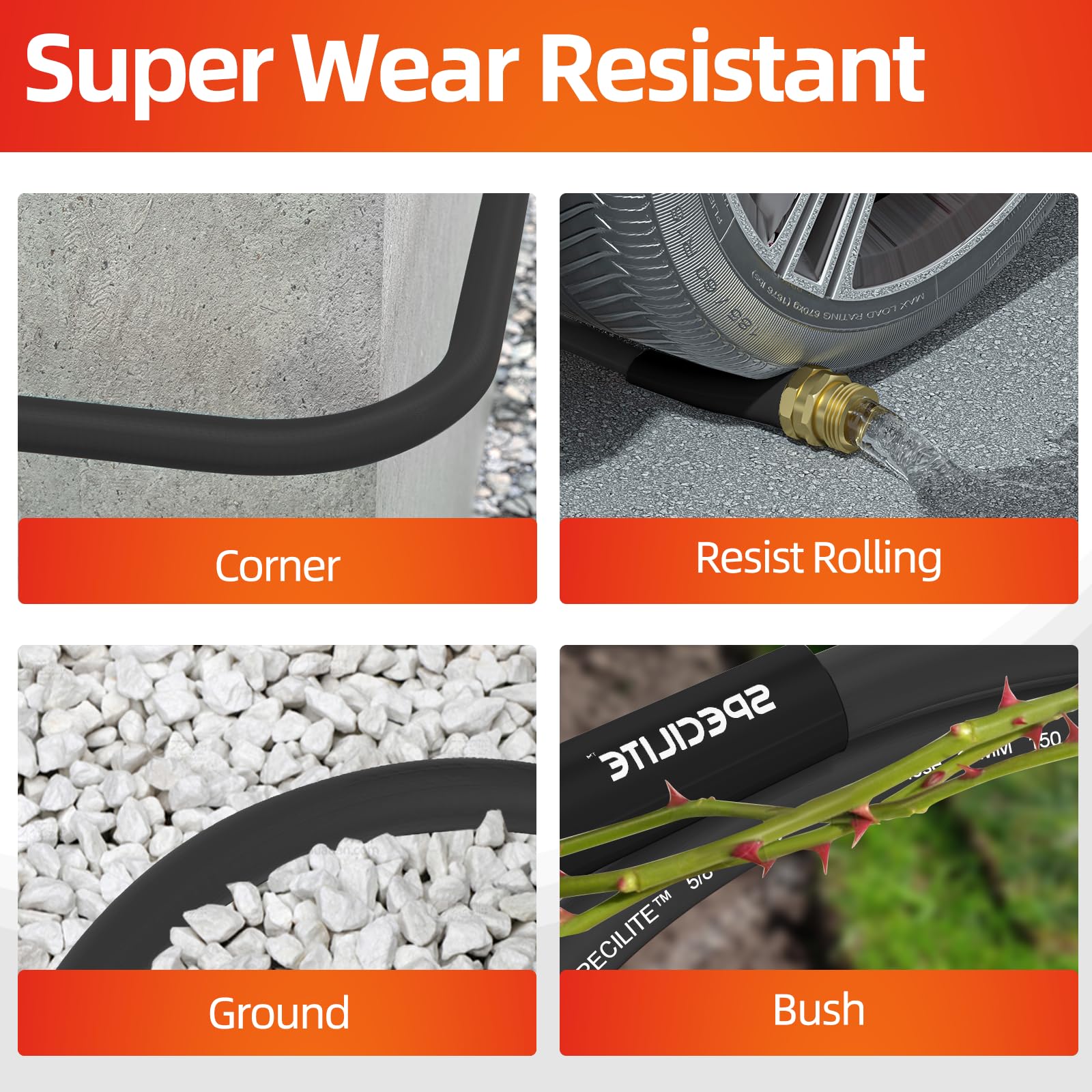 SPECILITE rotatable handle allows easy maneuvering while watering