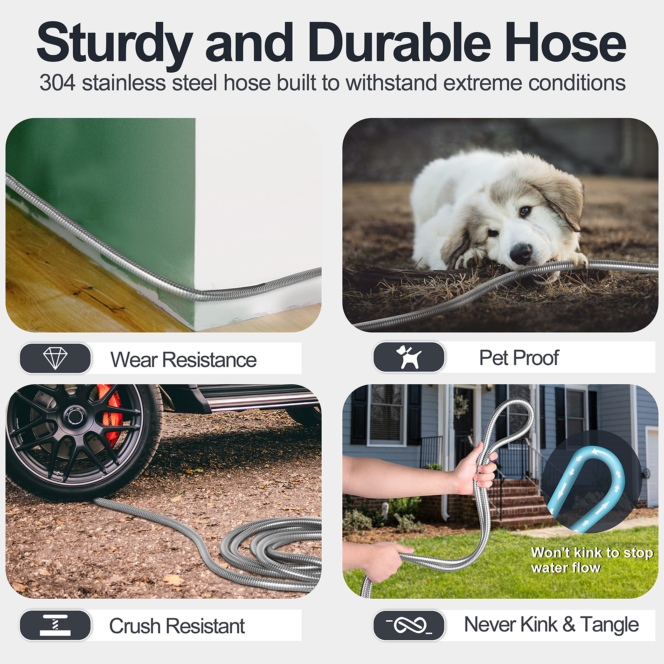 SPECILITE rubber gasket ends prevent leaks for reliable watering.