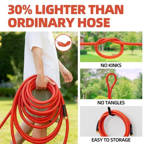 SPECILITE short-leader-hose-5ft-red remains flexible at -50°F.