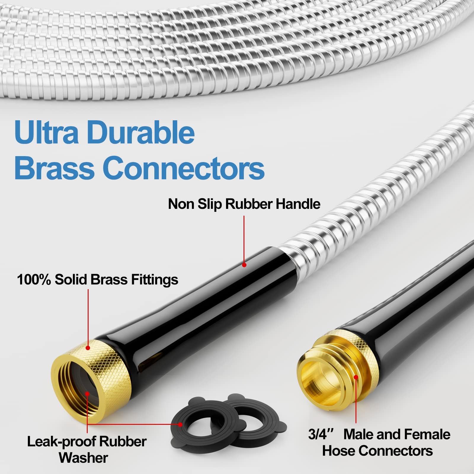 SPECILITE solid brass connectors 3/4 inch for secure fittings