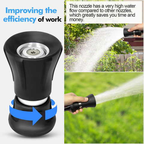 Specilite UV-resistant outer layer protects the hose during sunny garden use.
