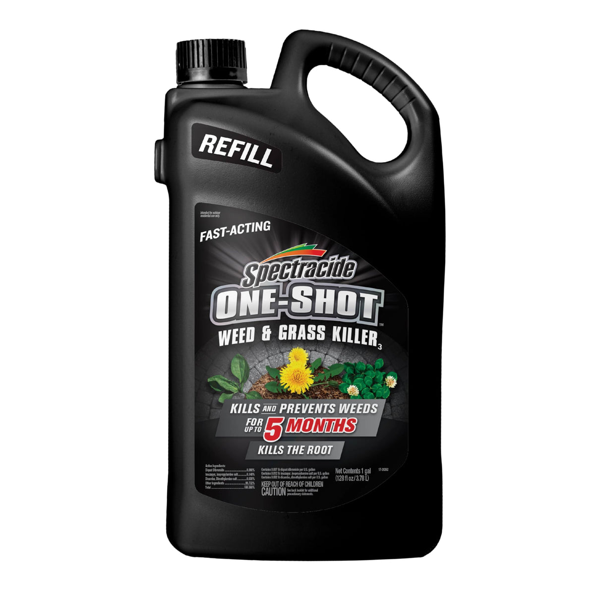 Spectracide AccuShot refill bottle ready for fast outdoor weed control.