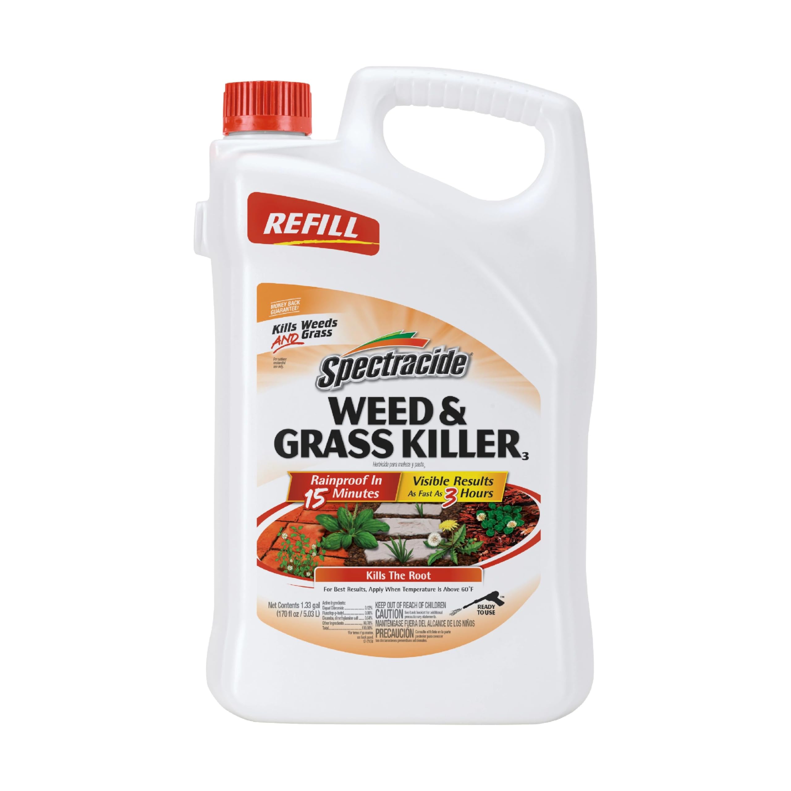 Spectracide AccuShot sprayer refill enabling easy continuous spraying for precise spot treatments.