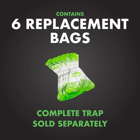 Disposable bag design allows seal-and-dispose cleanup after full.